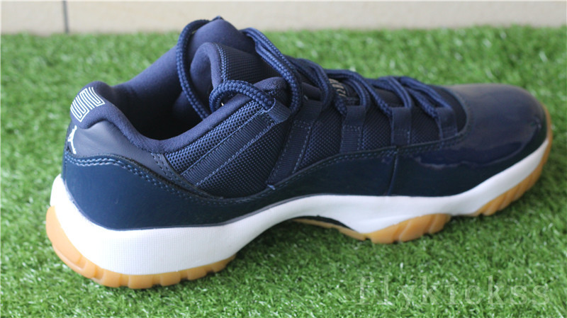 Authentic Air Jordan 11 Low Navy Gum